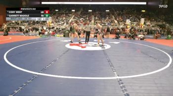 3A-157 lbs Semifinal - Cody West, Lander Valley vs Garrett Madole, Pinedale