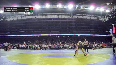 D3-132 lbs Cons. Semi - Daniel Rojas, Imlay City vs Isaac Gitchel, Howard City Tri County