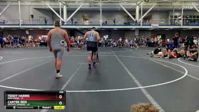 210 lbs Round 6 (10 Team) - Carter Reis, Upstate Uprising vs Teddy Harris, Iron Horse