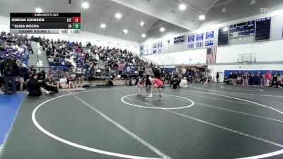 125 lbs Champ. Round 2 - Jordan Johnson, Estancia vs Elisa Rocha, Shadow Hills