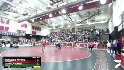 135 lbs Cons. Round 3 - Gabriela Bonilla, Millikan vs Jacqueline Antonio, Santa Ana