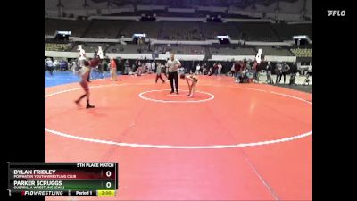 National 3-5 60 5th Place Match - Parker Scruggs, Guerrilla Wrestling (GWA) vs Dylan Fridley, Powhatan Youth Wrestling Club