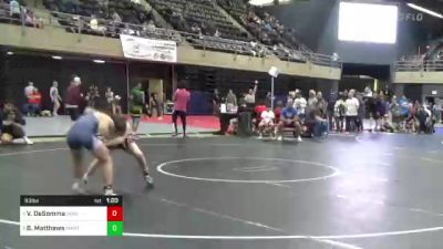 93 lbs Consi Of 4 - Vincent DeSomma, Denville, NJ vs Brooks Matthews, Martinsburg, PA