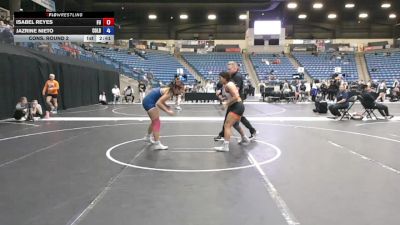 138 lbs Cons. Round 2 - Isabel Reyes, Friends University vs Jazrine Nieto, Colby Community College