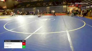 141 lbs Round Of 16 - Gabriel Schumm, Unattached-North Dakota State vs Gable Fox, Northern Iowa