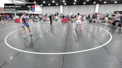 157 lbs William Velarde III, Team Wyoming White vs Grant Maas, Team Nebraska