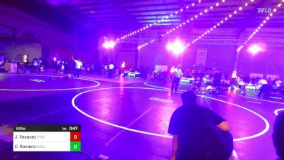 62 lbs Semifinal - Jesus Vasquez, Steel City Reloaded WC vs Caleb Romero, Manu WC