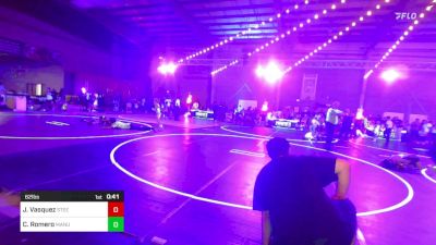 62 lbs Semifinal - Jesus Vasquez, Steel City Reloaded WC vs Caleb Romero, Manu WC