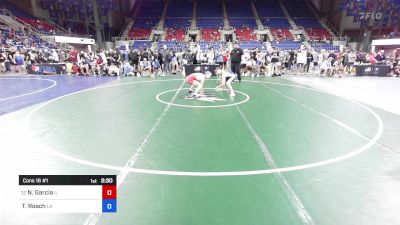 120 lbs Cons 16 #1 - Nicholas Garcia, IL vs Tyson Roach, LA