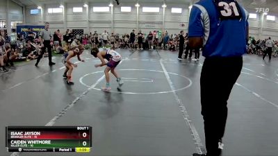 68 lbs Quarterfinals (8 Team) - Caiden Whitmore, Killer Elite vs Isaac Jayson, Brawler Elite