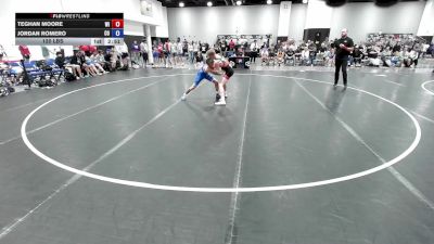 120 lbs Teghan Moore, Wisconsin vs Jordan Romero, Colorado