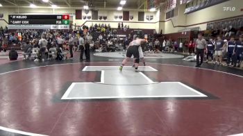 285 lbs 3rd Place Match - Cary Cox, Pleasant Valley vs JT Kelso, Clarion-Goldfield-Dows