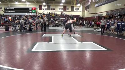 285 lbs 3rd Place Match - Cary Cox, Pleasant Valley vs JT Kelso, Clarion-Goldfield-Dows