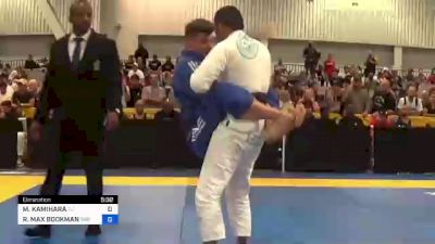MYRON KAMIHARA vs ROBERT MAX BOOKMAN 2022 World Master IBJJF Jiu-Jitsu Championship
