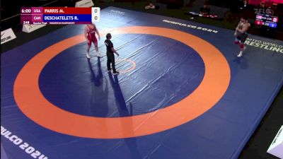 125 kg Quarterfinal - Mason Parris, USA vs Richard Deschatelets, CAN