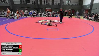 53 lbs Cons. Sub-quarters - Lucas Gonzalez, Scrap Yard Garage Wrestling vs Andy Hernandez, Newberg Mat Club
