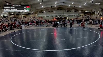 138 lbs Semis & 1st Wb (8 Team) - Maddox Eskew, Ravenwood High School vs Charles Baldwin, Collierville High School