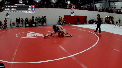70 kg Cons. Round 1 - Lucan O'Brien, Northern Illinois RTC vs Ayden Lutes, Naperville Wrestling Club