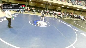 190 lbs Champ. Round 2 - Ayden Williams, Auburn vs Gabe Deltoro, East Peoria