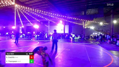 61 lbs Consi Of 4 - Sebastian Castillo, Takedown Elite vs Colt Thompson, Western Nebraska Elite