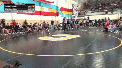 120 lbs Quarters & 1st Wb (16 Team) - Greyson Boss, Jackson Hole vs Dillon Grimm, Central