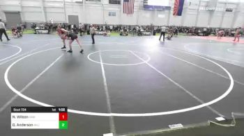 130 lbs Quarterfinal - Nolan Wilson, Grindhouse WC vs Dean Anderson, Valiant