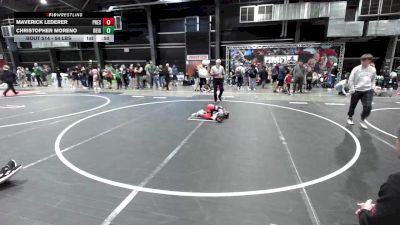 54 lbs Rr Rnd 3 - Maverick Lederer, Prescott Valley Bighorns vs Christopher Moreno, Reign WC