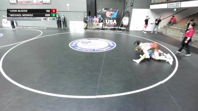 190 lbs Semis - Leon Bleess, Peninsula Wrestling Club vs Michael Mendez, Righetti High School Wrestling