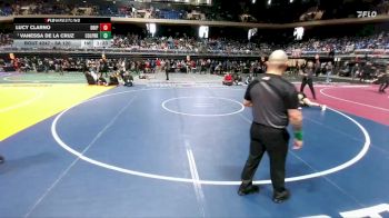 6A 120 lbs Semifinal - Vanessa De La Cruz, Conroe Woodlands College Park vs Lucy Clarno, Dripping Springs High School