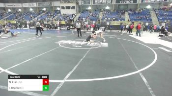 120 lbs Consolation - Nathan Fish, LFLSE Wrestling vs Ian Bacon, Mile High WC