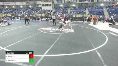 120 lbs Consolation - Nathan Fish, LFLSE Wrestling vs Ian Bacon, Mile High WC