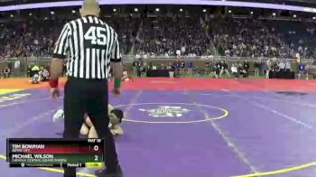 D3-125 lbs Champ. Round 1 - Michael Wilson, Catholic Central (Grand Rapids) vs Tim Bowman, Boyne City