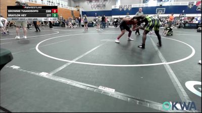 155 lbs Rr Rnd 3 - Brownie Tuiasosopo, Cowboy Wrestling Club vs Braylon Hey, Standfast