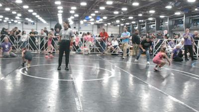 70 lbs Round 3 (4:30pm Friday) - Leighton Armstrong, Lady Rangers vs Kayleigh Vest, Minnesota Funky Singlets