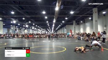 49 lbs Rr Rnd 3 - Jaxon Roller, RAW vs Jackson Mills, Rough Riders