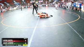 105 lbs Quarterfinal - Gavin Landers, Immortal Athletics WC vs Layne Martin, Michigan Grappler RTC