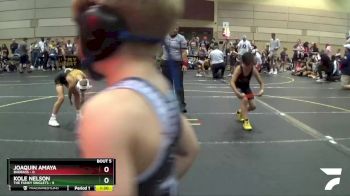 78 lbs Round 2 (6 Team) - Kole Nelson, The Funky Singlets vs Joaquin Amaya, BadBass