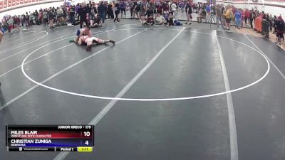 175 lbs Round 5 - Miles Blair, Wrestling With Character vs Christian Zuniga, Nebraska