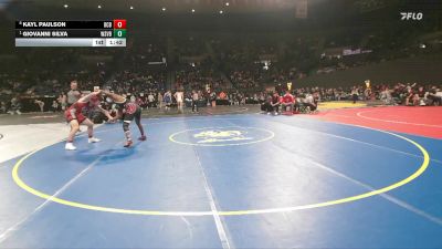 6A Boys 165 lbs Quarterfinal - Giovanni Silva, Westview Boys vs Kayl Paulson, Oregon City Boys