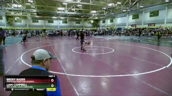 65 lbs Champ. Round 2 - Liam Campbell, Bon Homme Youth Wrestling vs Brody Bader, Siouxland Wrestling Academy