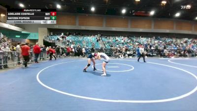 145 lbs Cons. Round 3 - Adelaide Costello, White Pine vs Hayzen Popson, Mcqueen