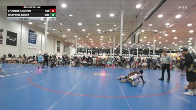 108 lbs 5th Place - Charles Cooper, Team Diamond Fish - HSC vs Brayden Borst, Homegrown Black - HSC
