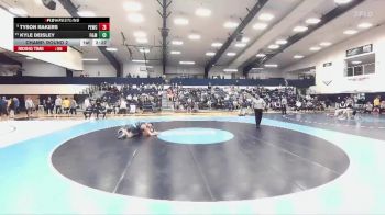 157 lbs Champ. Round 2 - Tyson Rakers, Patriot Elite Wrestling Club vs Kyle Deisley, Franklin And Marshall