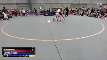 132 lbs Round 3 (8 Team) - Aaron Seidel, Pennsylvania vs Anthony Ruzic, Illinois