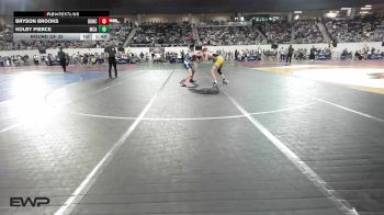 123 lbs Round Of 32 - Bryson Brooks, Duncan Middle School vs Kolby Pierce, McAlester