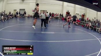 175 lbs Round 2 (6 Team) - Aaron Becker, Minnesota Gold vs Russell Norris, Wyoming Twisters