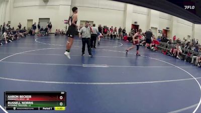 175 lbs Round 2 (6 Team) - Aaron Becker, Minnesota Gold vs Russell Norris, Wyoming Twisters