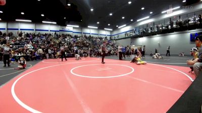 120 lbs Rr Rnd 2 - James Carper, Tecumseh Youth Wrestling vs Trillion Nenaikita, Redskins Wrestling Club