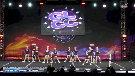 Super All Stars - Rubies [2026 L1.1 Youth - PREP - B Day 1] 2026 GLCC Grand Nationals