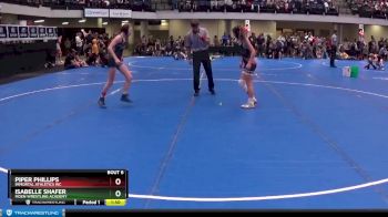 85 lbs Round 1 - Piper Phillips, Immortal Athletics WC vs Isabelle Shafer, Moen Wrestling Academy